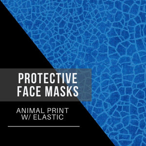 Protective Face Mask (Elastic) with Opening for Disposable Filter - Animal Print