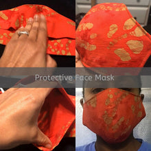 Load image into Gallery viewer, Protective Face Mask (Elastic) with Opening for Disposable Filter - Printed Fabrics
